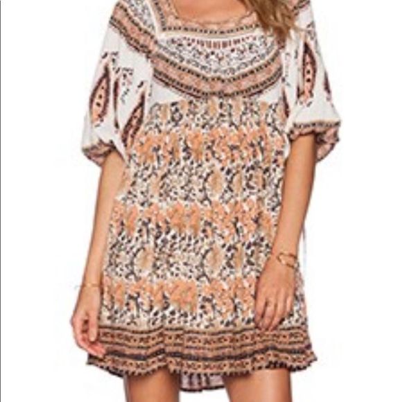 Free People Tops - Free People Baby Doll Midsummers Dream Dress in Ivory Tangerine
Barbie Core  NWT